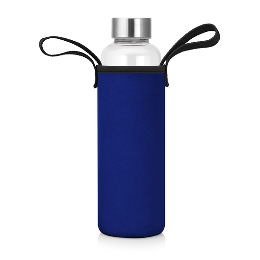 Sleeved Glass Bottles Navy